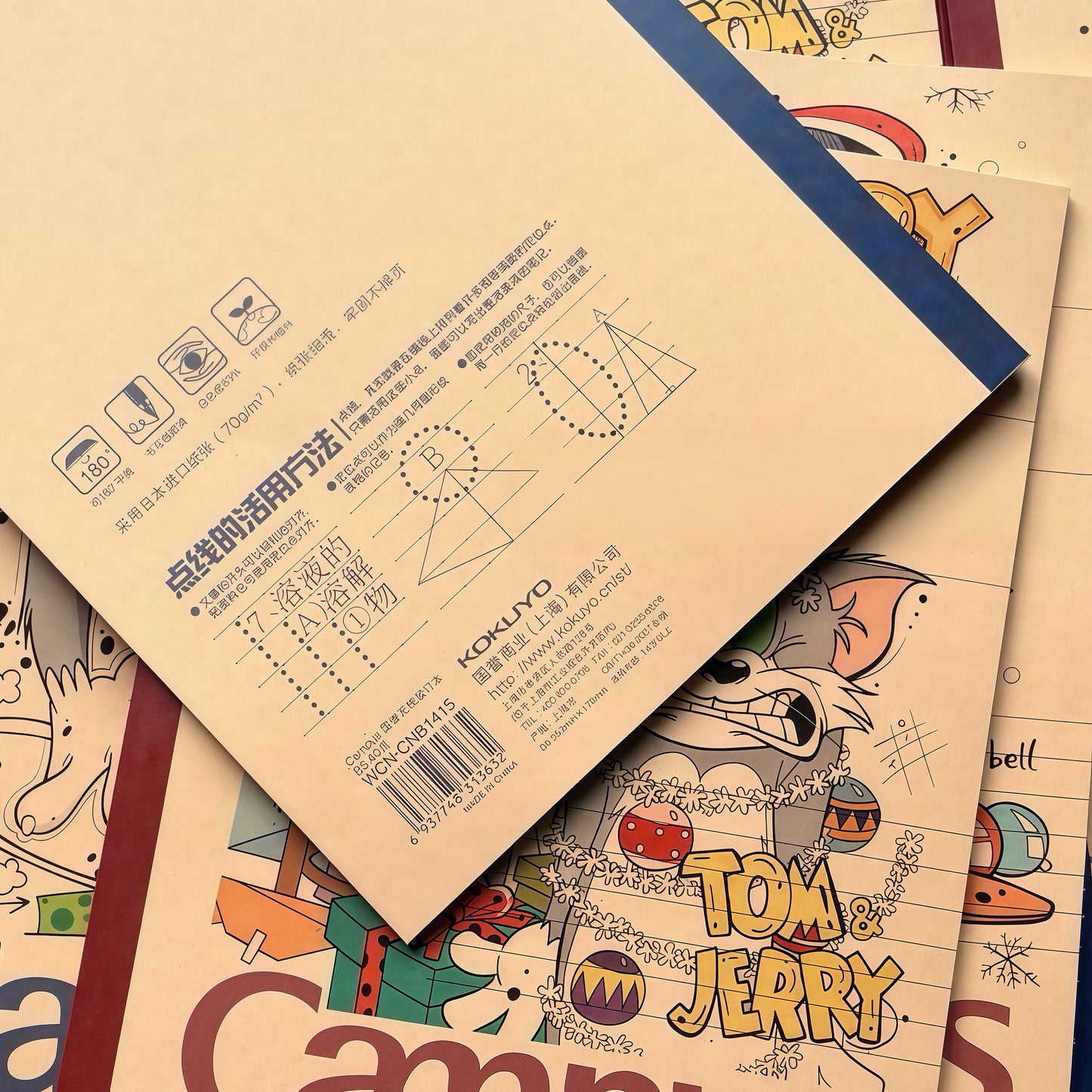 Kokuyo Tom And Jerry Christmas Notebook B5 40 Pages