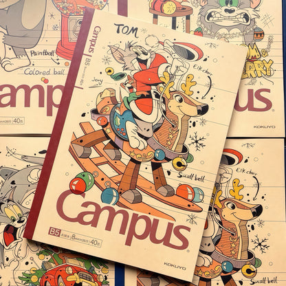 Kokuyo Tom And Jerry Christmas Notebook B5 40 Pages