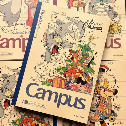 Kokuyo Tom And Jerry Christmas Notebook B5 40 Pages