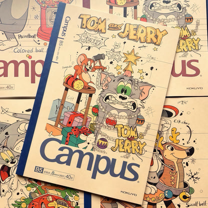 Kokuyo Tom And Jerry Christmas Notebook B5 40 Pages