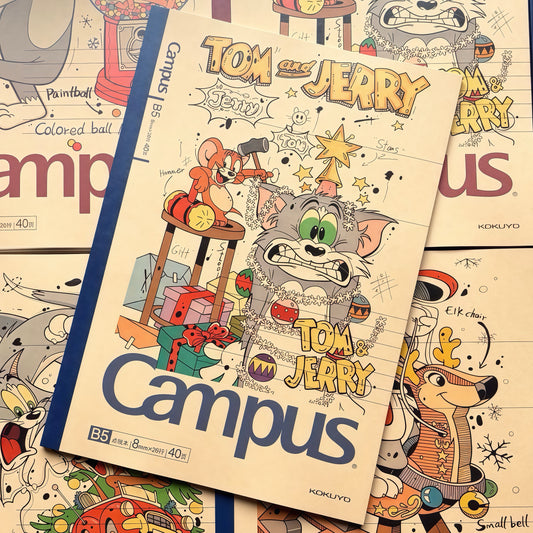 Kokuyo Tom And Jerry Christmas Notebook B5 40 Pages