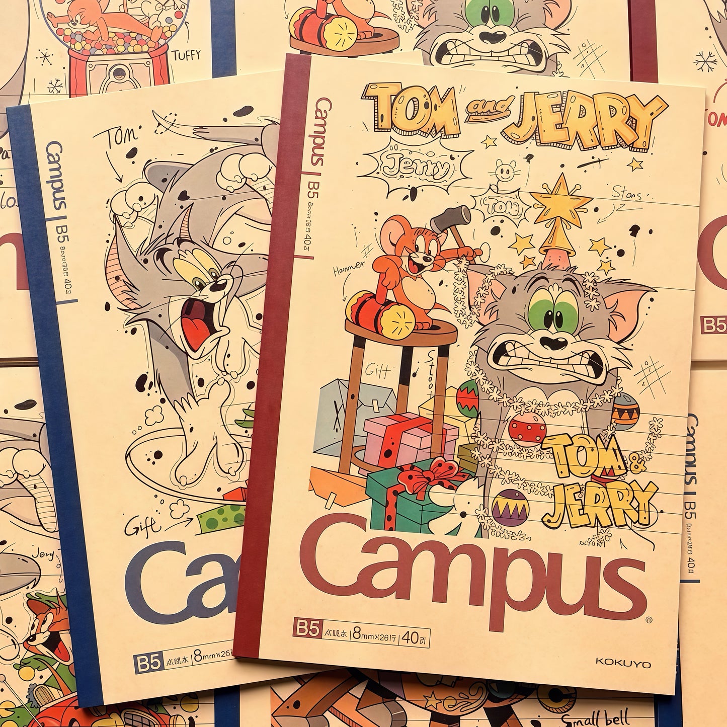 Kokuyo Tom And Jerry Christmas Notebook B5 40 Pages