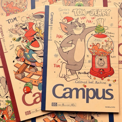 Kokuyo Tom And Jerry Christmas Notebook B5 40 Pages