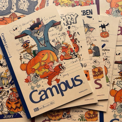 Kokuyo Tom And Jerry Halloween Notebook B5 40 Pages