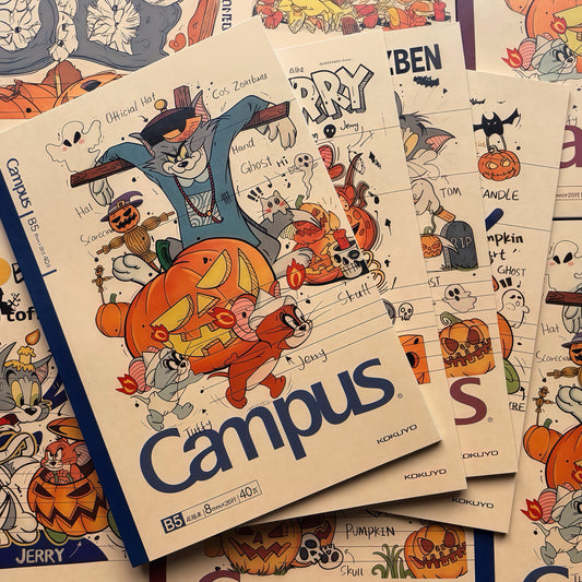 Kokuyo Tom And Jerry Halloween Notebook B5 40 Pages