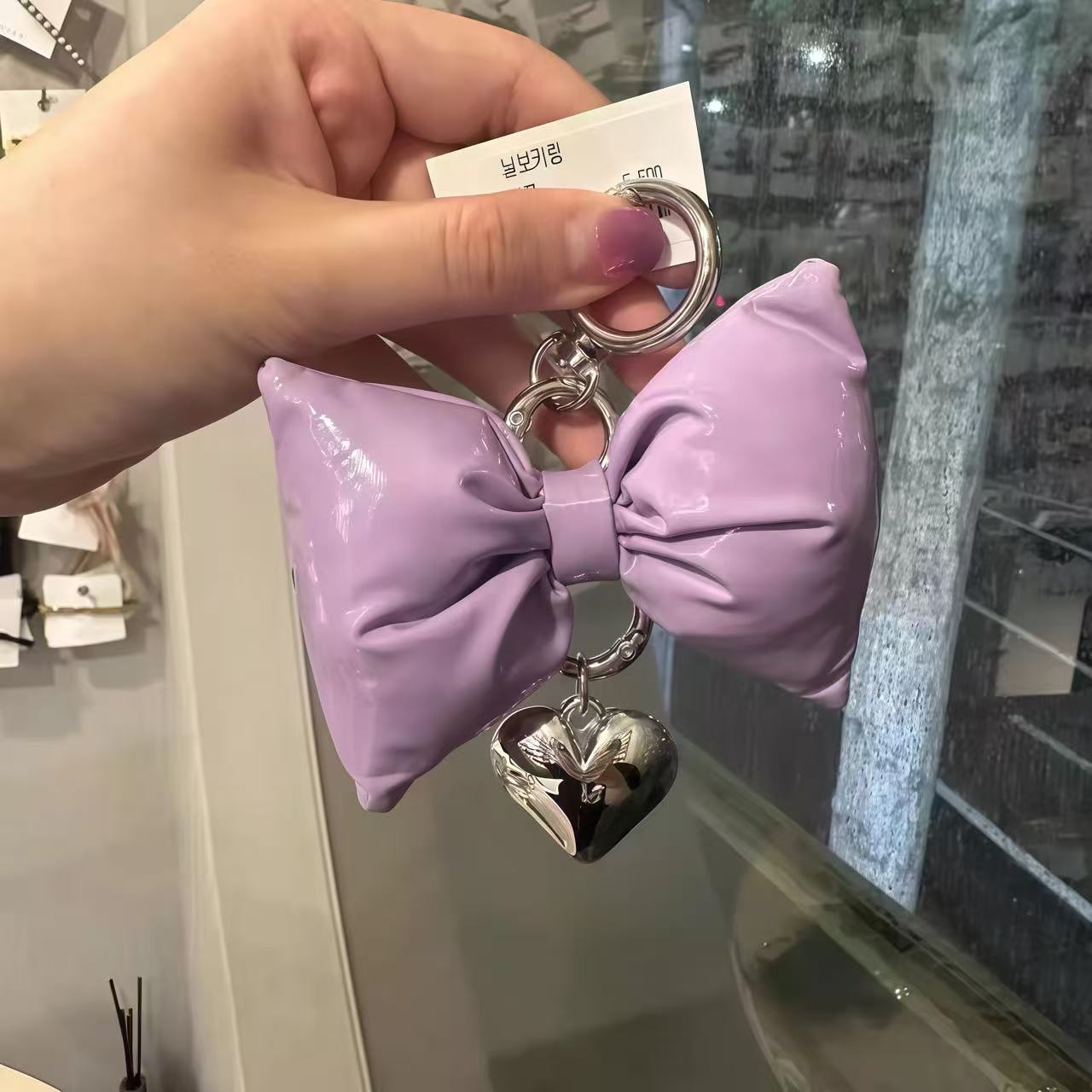 Bag Pendant Korean Style Big Bow Keychain