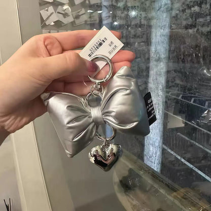 Bag Pendant Korean Style Big Bow Keychain